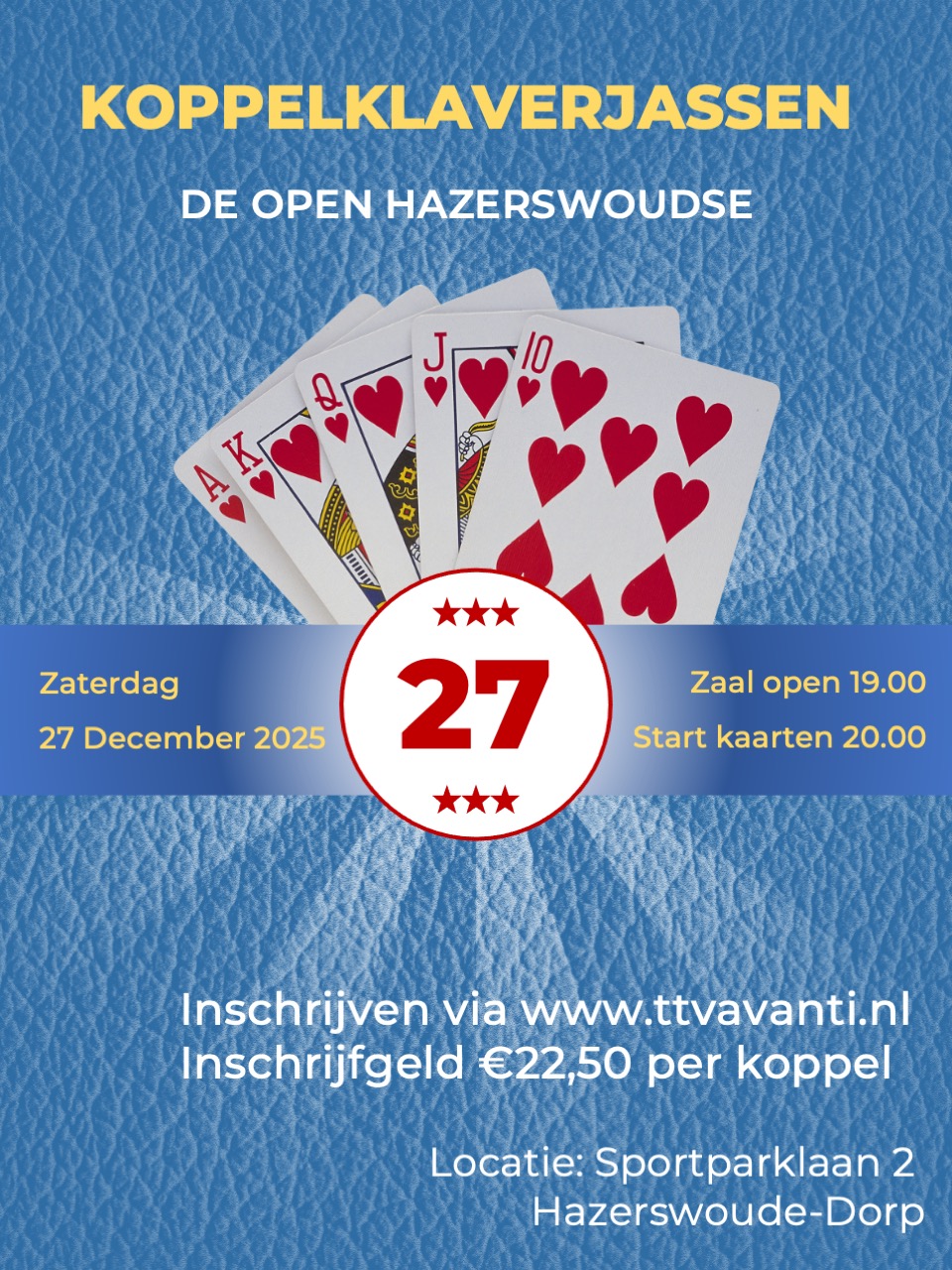 TTV Avanti Koppelklaverjas Poster – 2025